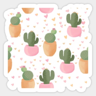 cacti pattern Sticker